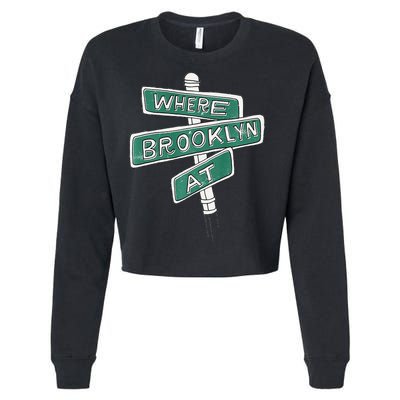 Where Brooklyn At Cropped Pullover Crew