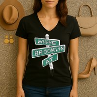 Where Brooklyn At Women's V-Neck T-Shirt