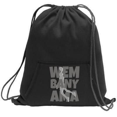 W.E.M.B.A.N.Y.A.M.A Basketball Amazing Gift Fan Sweatshirt Cinch Pack Bag