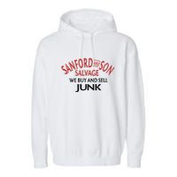 We Buy And Sell Junk Car Son In Sanford City Funny Meme Garment-Dyed Fleece Hoodie