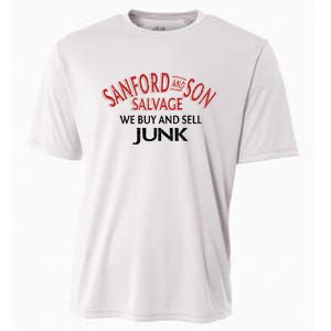 We Buy And Sell Junk Car Son In Sanford City Funny Meme Cooling Performance Crew T-Shirt