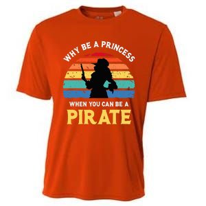 Why Be A Princess Pirate Skull Crossbones Freebooter Cooling Performance Crew T-Shirt