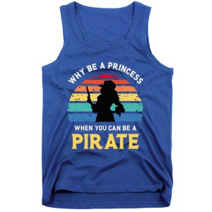 Why Be A Princess Pirate Skull Crossbones Freebooter Tank Top