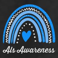 Wear Blue ALS Awareness 7 Panel Mesh Trucker Snapback Hat