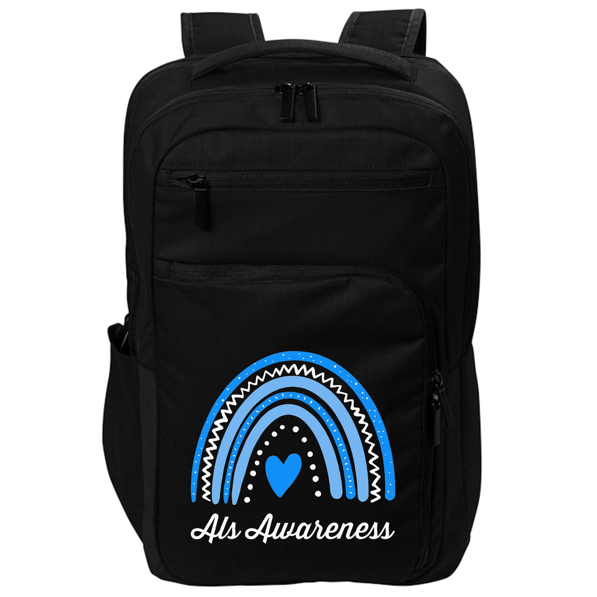 Wear Blue ALS Awareness Impact Tech Backpack