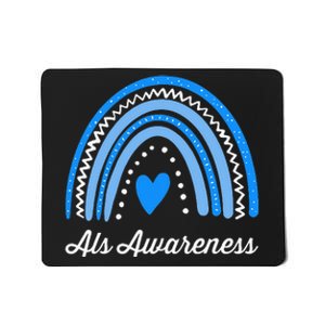 Wear Blue ALS Awareness Mousepad