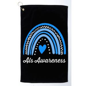 Wear Blue ALS Awareness Platinum Collection Golf Towel