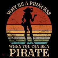 Why Be A Princess When You Can Be A Pirate Funny Impact Tech Backpack