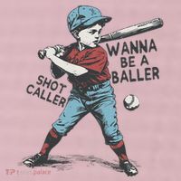 Wanna Be A Baller Shot Caller Retro Game Day 25L Jumbo Tote