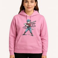 Wanna Be A Baller Shot Caller Retro Game Day Hoodie