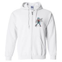 Wanna Be A Baller Shot Caller Retro Game Day Full Zip Hoodie