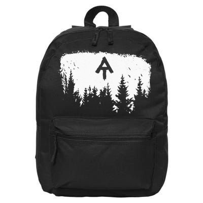 White Blaze Appalachian AT Trail Minimalist Pine Tree Hike 16 in Basic Backpack
