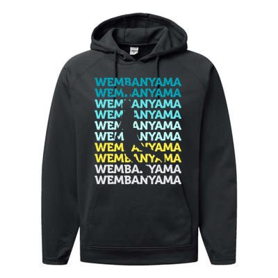 W.E.M.B.A.N.Y.A.M.A Basketball Amazing Gift Fan Performance Fleece Hoodie