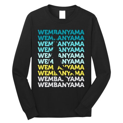 W.E.M.B.A.N.Y.A.M.A Basketball Amazing Gift Fan Long Sleeve Shirt