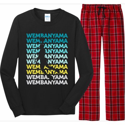 W.E.M.B.A.N.Y.A.M.A Basketball Amazing Gift Fan Long Sleeve Pajama Set