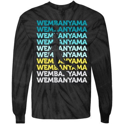 W.E.M.B.A.N.Y.A.M.A Basketball Amazing Gift Fan Tie-Dye Long Sleeve Shirt