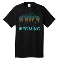 Wyoming Bison American Buffalo Vintage Souvenir Gift Tall T-Shirt