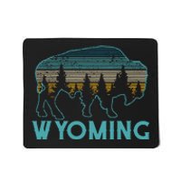 Wyoming Bison American Buffalo Vintage Souvenir Gift Mousepad