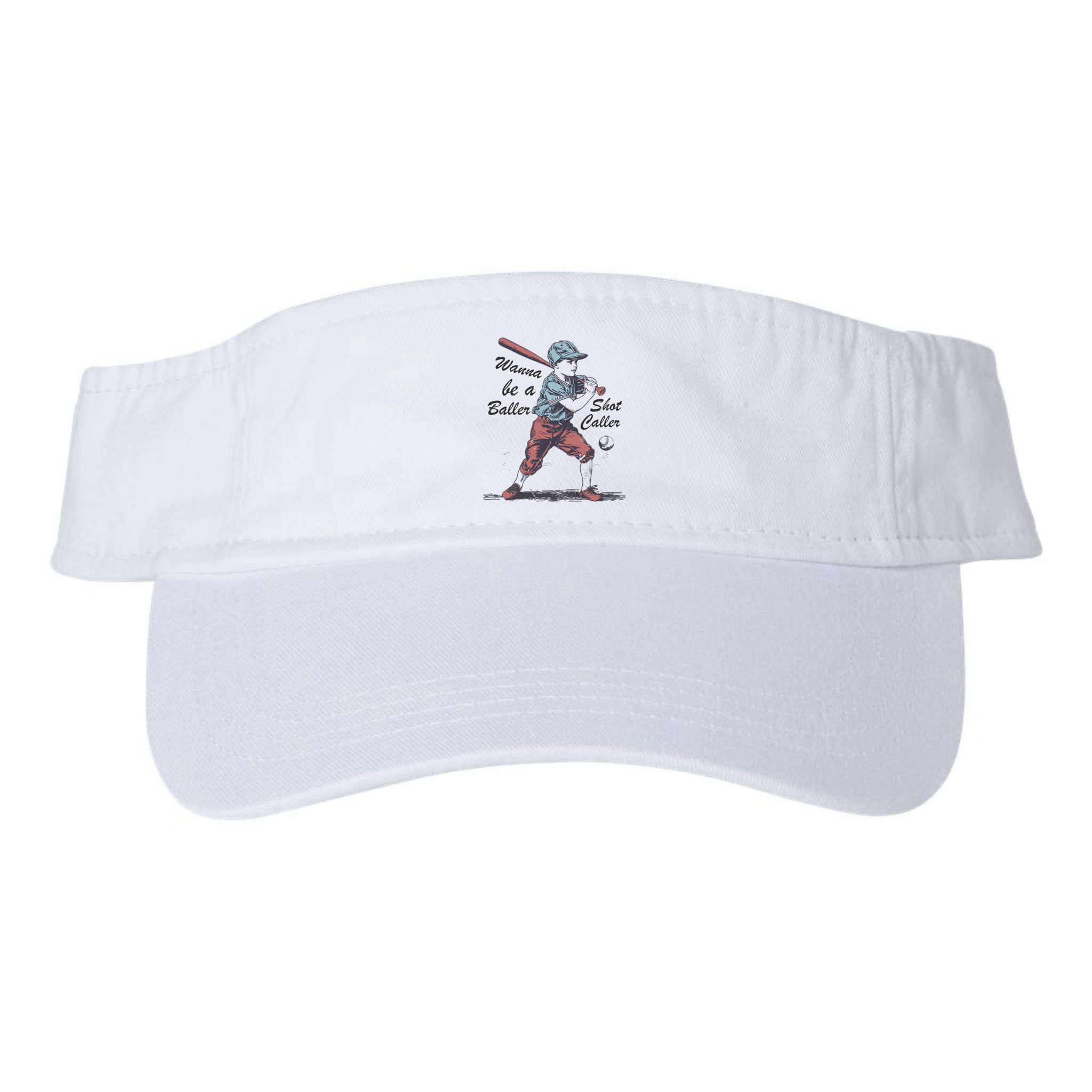 Wanna Be A Baller Shot Caller Visor