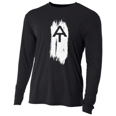 White Blaze Appalachian Trail At Minimalist Hiking Retro Cooling Performance Long Sleeve Crew