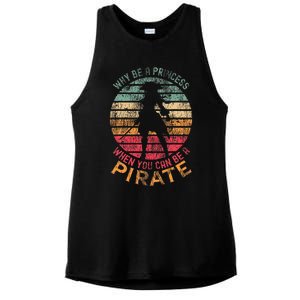 Why Be A Princess When You Can Be A Pirate Ladies PosiCharge Tri-Blend Wicking Tank