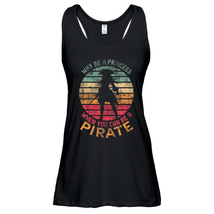 Why Be A Princess When You Can Be A Pirate Ladies Essential Flowy Tank