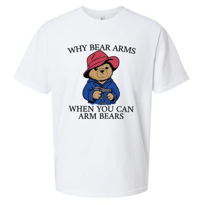 Why Bear Arms When You Can Arm Bears Funny Saying Quote Gift Sueded Cloud Jersey T-Shirt