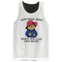 Why Bear Arms When You Can Arm Bears Funny Saying Quote Gift Mesh Reversible Basketball Jersey Tank