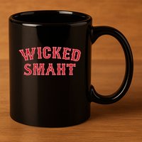 Wicked Boston Accent 11oz C Handle Ceramic Mug