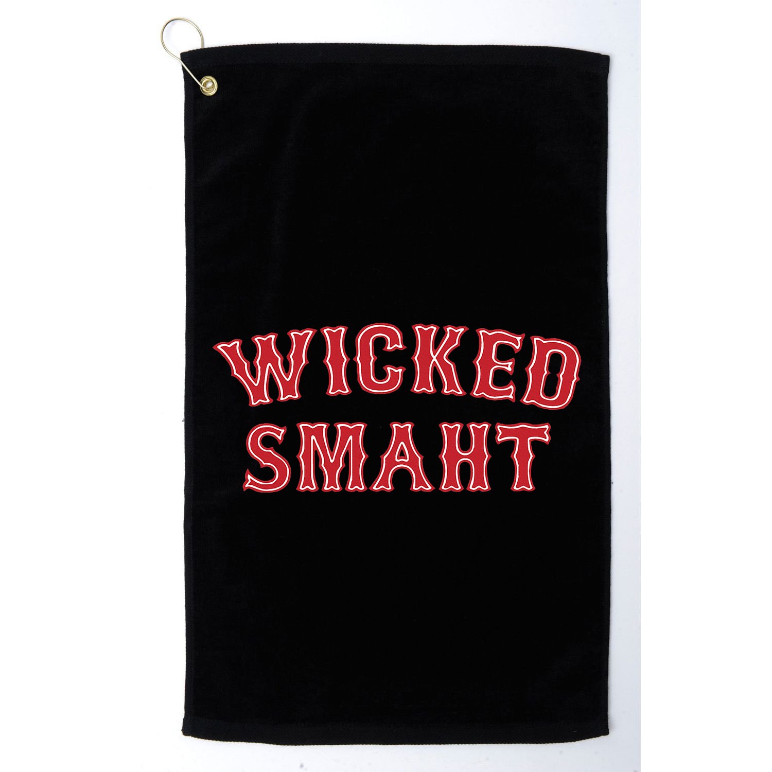 Wicked Boston Accent Golf Towel