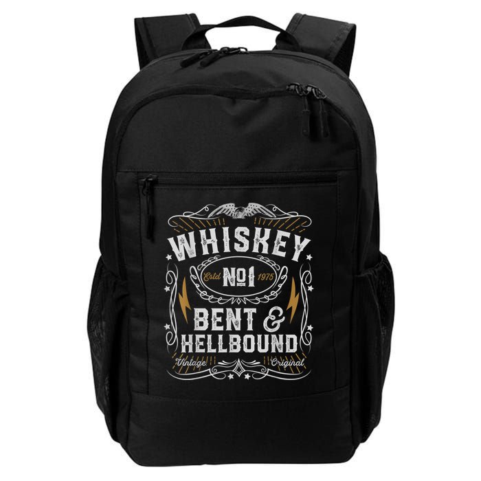 Whiskey Bent And Hellbound Country Music Biker Bourbon Backpack