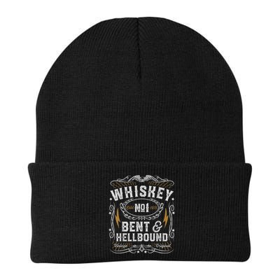 Whiskey Bent And Hellbound Country Music Biker Bourbon Beanie