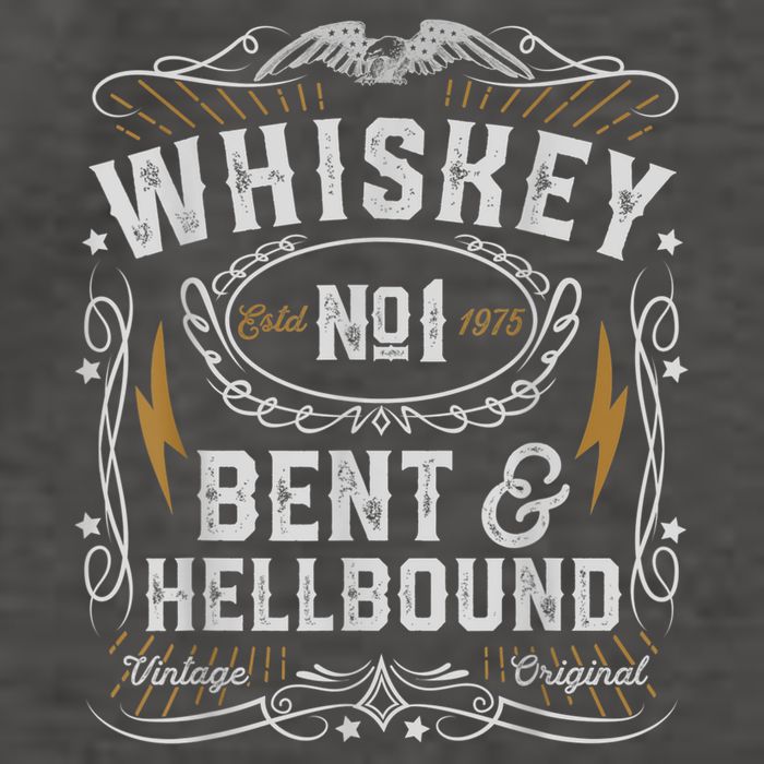 Whiskey Bent And Hellbound Country Music Biker Bourbon Vector Backpack