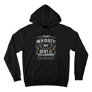 Whiskey Bent And Hellbound Country Music Biker Bourbon Gift Hoodie