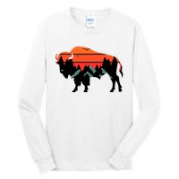 Wyoming Bison American Buffalo Vintage Souvenir Gift Tall Long Sleeve T-Shirt