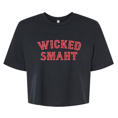 Wicked Boston Accent Bella+Canvas Jersey Crop Tee