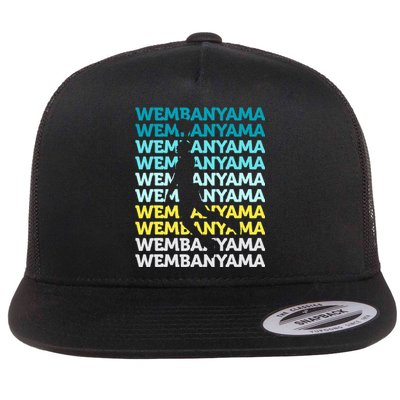 W.E.M.B.A.N.Y.A.M.A Basketball Amazing Gift Fan Flat Bill Trucker Hat