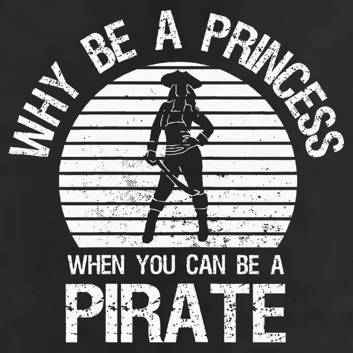 Why Be A Princess When You Can Be A Pirate Garment-Dyed Fleece Hoodie