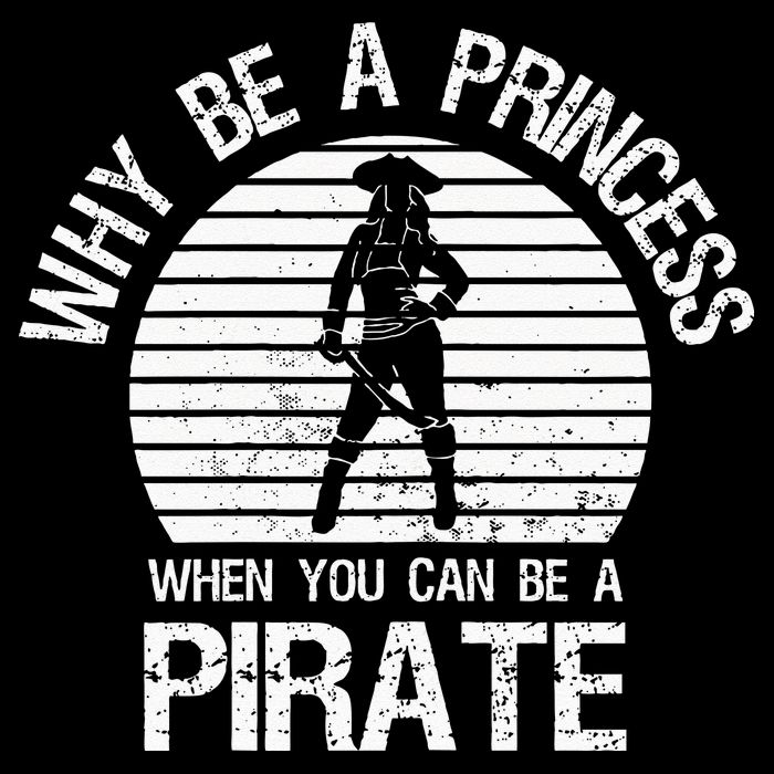 Why Be A Princess When You Can Be A Pirate Wool Snapback Cap