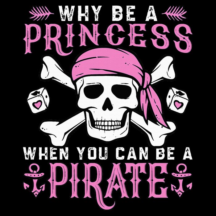 Why Be A Princess When You Can Be A Pirate Halloween Costume Sustainable Bucket Hat