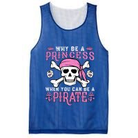 Why Be A Princess When You Can Be A Pirate Halloween Costume Mesh Reversible Basketball Jersey Tank