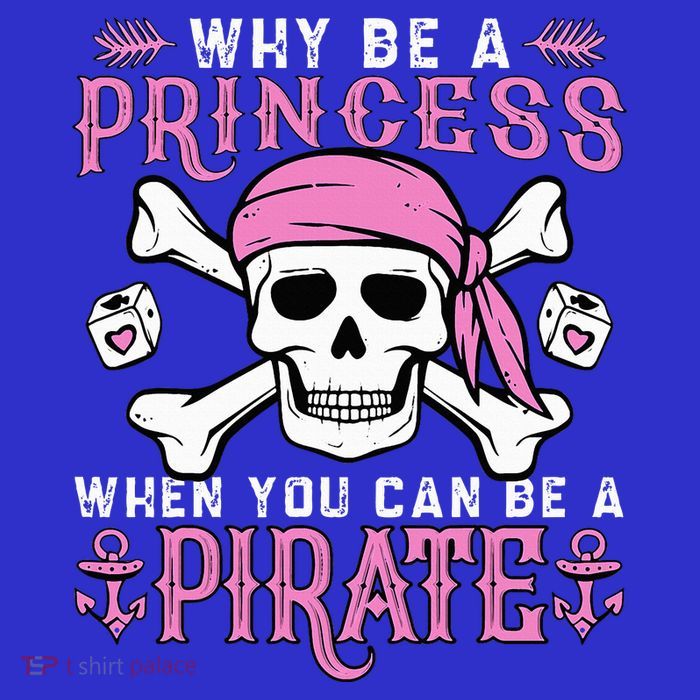Why Be A Princess When You Can Be A Pirate Halloween Costume Magnet