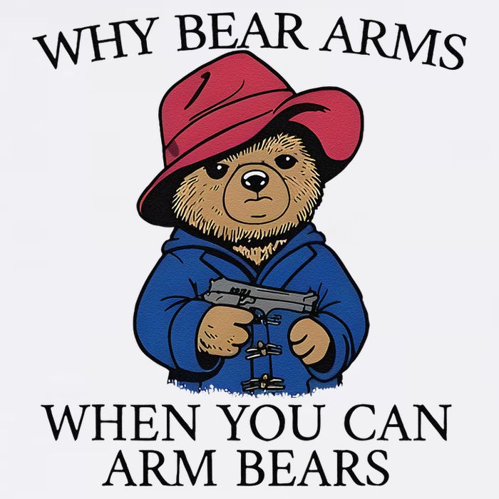 Why Bear Arms When You Can Arm Bears Flat Bill Trucker Hat