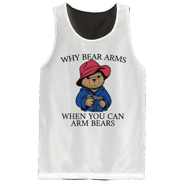 Why Bear Arms When You Can Arm Bears Mesh Reversible Basketball Jersey Tank