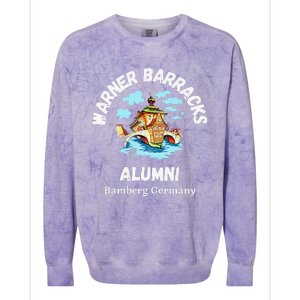 Warner Barracks Alumni Bamberg Germany Colorblast Crewneck Sweatshirt