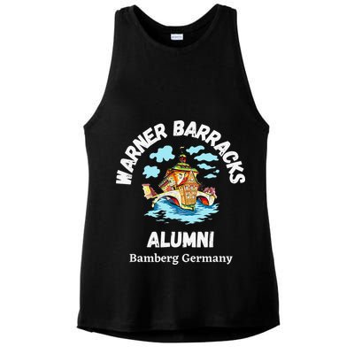 Warner Barracks Alumni Bamberg Germany Ladies PosiCharge Tri-Blend Wicking Tank