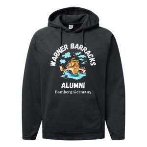 Warner Barracks Alumni Bamberg Germany Performance Fleece Hoodie