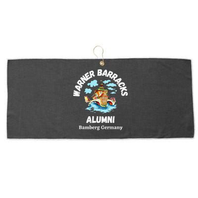 Warner Barracks Alumni Bamberg Germany Large Microfiber Waffle Golf Towel