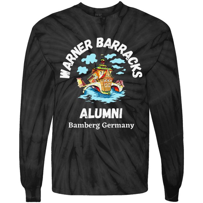 Warner Barracks Alumni Bamberg Germany Tie-Dye Long Sleeve Shirt