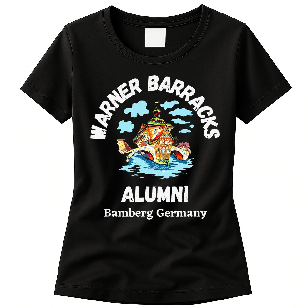 Warner Barracks Alumni Bamberg Germany Womens T-Shirt
